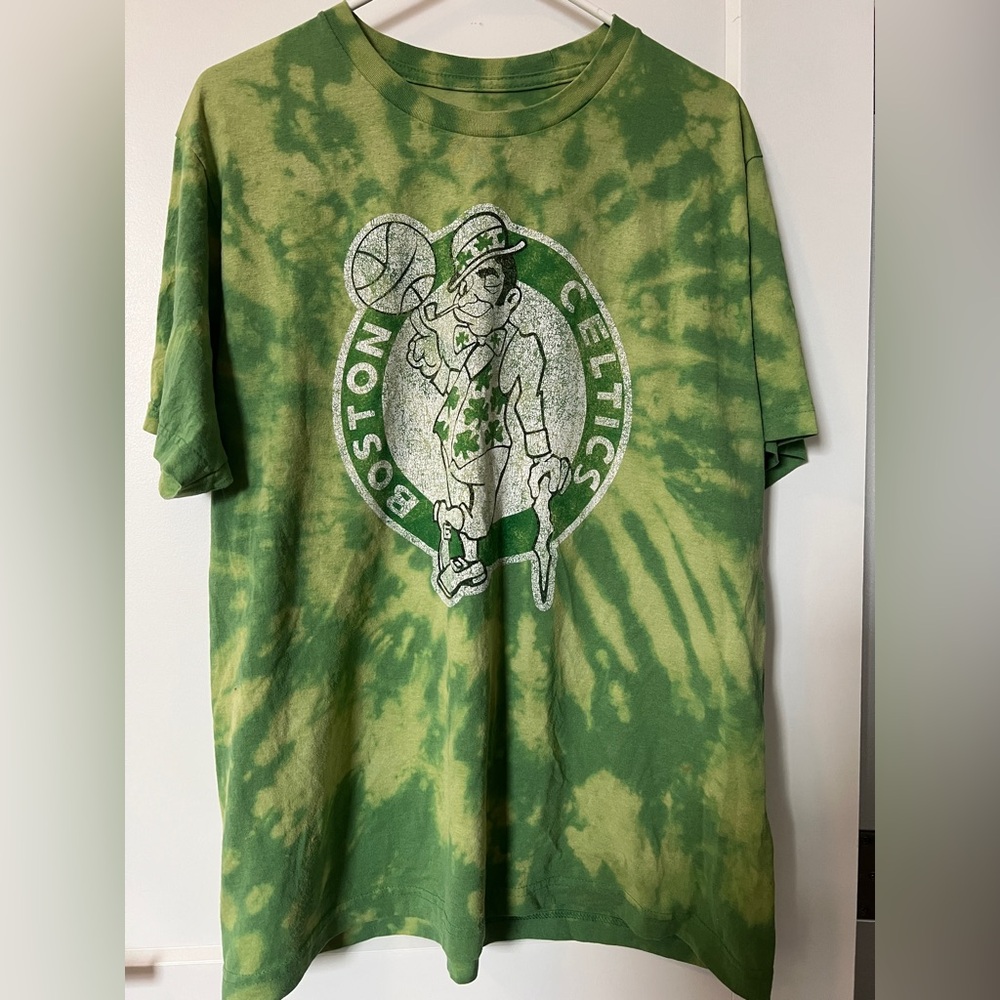 Vintage NBA Boston Celtics Green Tie-Dye Tee
